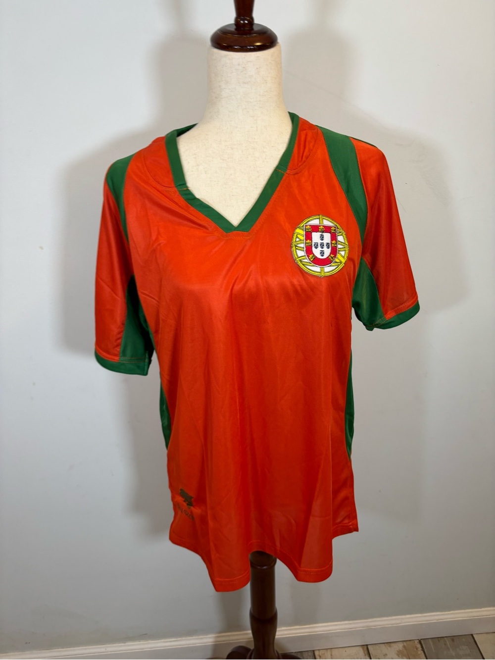 Portugal Soccer Jersey V-Neck Athletic Block #Blockette #Blokecore #Y2K